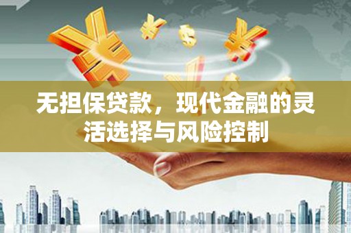 陇川无担保贷款，现代金融的灵活选择与风险控制