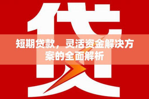 陇川短期贷款，灵活资金解决方案的全面解析