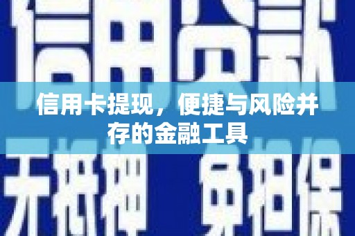 陇川信用卡提现，便捷与风险并存的金融工具
