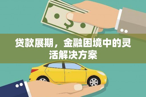陇川贷款展期，金融困境中的灵活解决方案