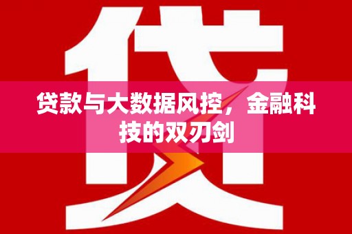 陇川贷款与大数据风控，金融科技的双刃剑