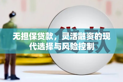 陇川无担保贷款，灵活融资的现代选择与风险控制